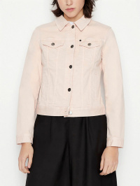 Розовый - Джинсовая куртка Armani Exchange