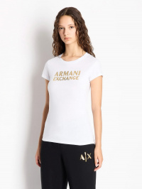 Белый - Футболка Armani Exchange