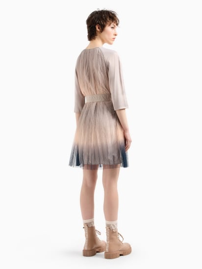 Сукня міні Armani Exchange Plisse Degrade модель 3DYA02-YNYLZ-1786 — фото - INTERTOP