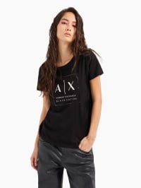 Чёрный - Футболка Armani Exchange