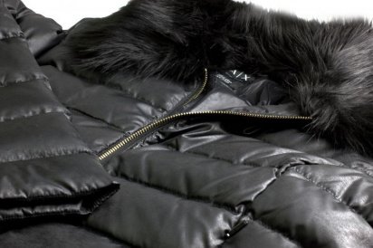 Куртка пухова Armani Exchange WOMAN WOVEN DOWN JACKET модель 6YYB21-YN43Z-1200 — фото 4 - INTERTOP