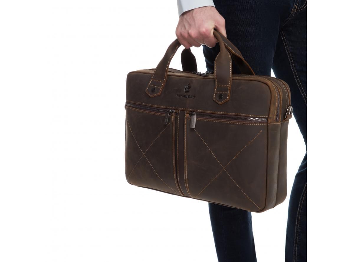 

Сумка RoyalBag модель RB012R, Коричневый