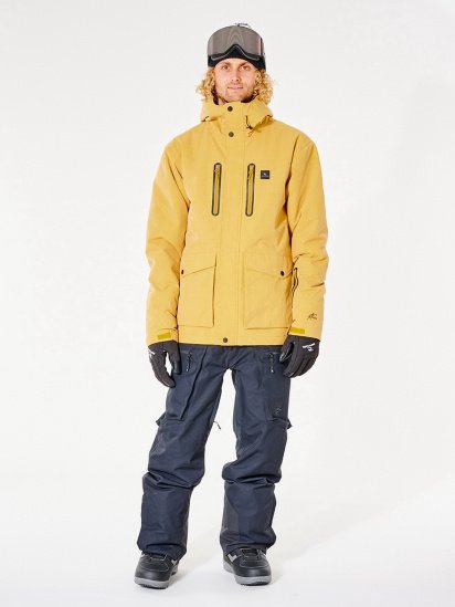 Гірськолижна куртка Rip Curl Palmer Heat Seeker модель SCJDW4-9769 Жовтий — фото 4 - INTERTOP