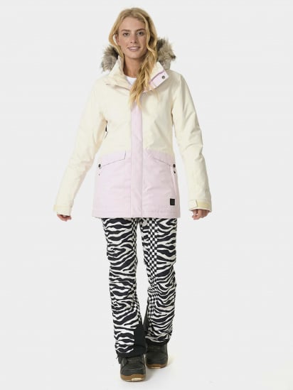 Гірськолижна куртка Rip Curl модель 001WOU-108 Білий, рожевий — фото 5 - INTERTOP