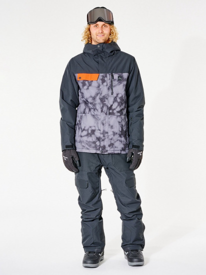Горнолыжная куртка Rip Curl Twister Snow модель SCJEA4-1619 Чорний, сірий — фото 4 - INTERTOP