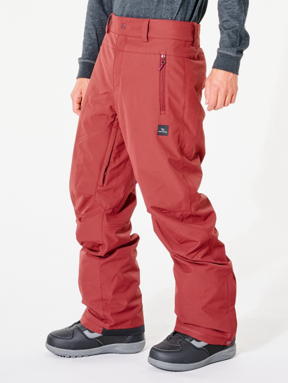 Лыжные штаны Rip Curl Base Snow модель SCPBV4-4370 Червоний — фото 3 - INTERTOP
