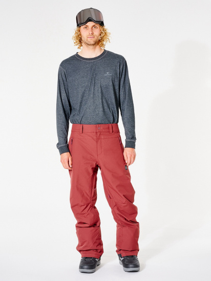 Лижні штани Rip Curl Base Snow модель SCPBV4-4370 Червоний — фото 4 - INTERTOP