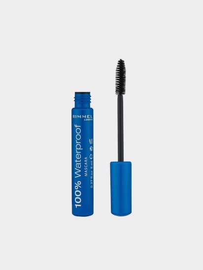 RIMMEL ­Туш для вій 100% Waterproof Mascara модель 5012874113101 — фото - INTERTOP