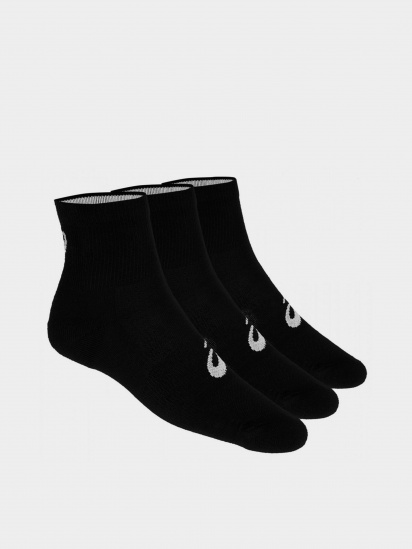 Набір шкарпеток Asics 3ppk Quarter модель 155205-0900 Чорний — фото - INTERTOP