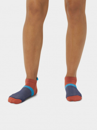 Шкарпетки Asics 3ppk Color Block Ankle модель 3033B560-400 Синій — фото 3 - INTERTOP