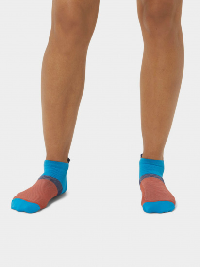 Шкарпетки Asics 3ppk Color Block Ankle модель 3033B560-400 Синій — фото 4 - INTERTOP