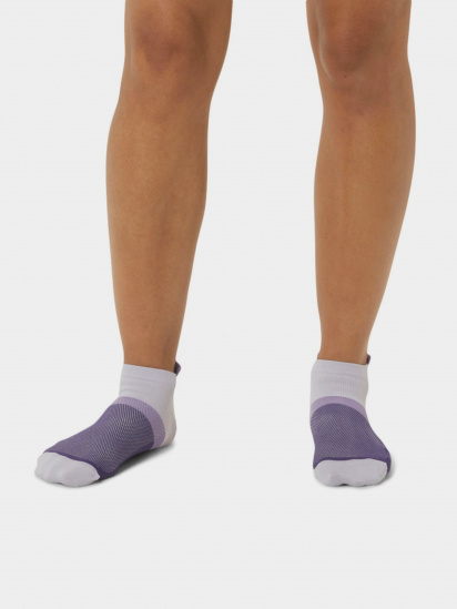Шкарпетки Asics 3ppk Color Block Ankle модель 3033B560-500 Фіолетовий — фото - INTERTOP