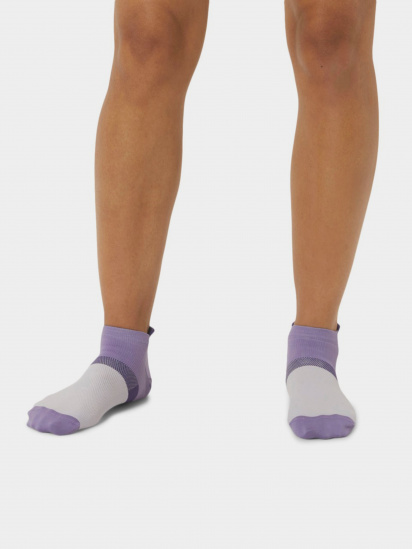 Шкарпетки Asics 3ppk Color Block Ankle модель 3033B560-500 Фіолетовий — фото 3 - INTERTOP