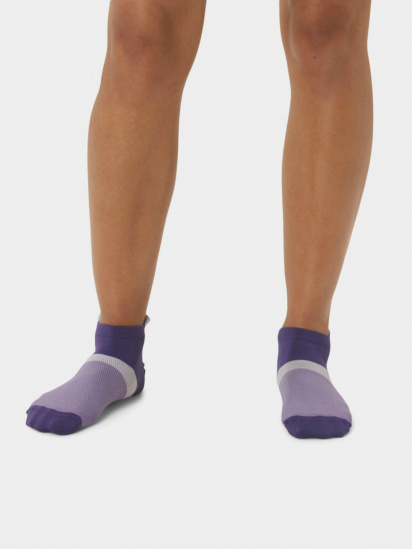 Шкарпетки Asics 3ppk Color Block Ankle модель 3033B560-500 Фіолетовий — фото 4 - INTERTOP