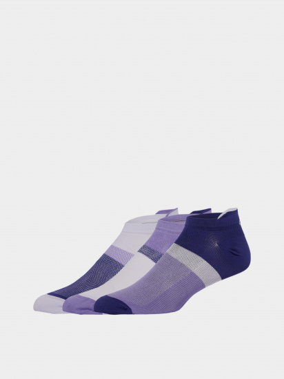 Шкарпетки Asics 3ppk Color Block Ankle модель 3033B560-500 Фіолетовий — фото - INTERTOP