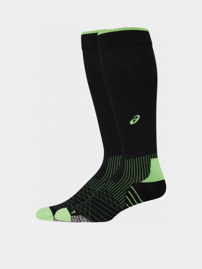 Шкарпетки Asics MetaRun Compression модель 3013A914-001 Чорний, зелений — фото - INTERTOP