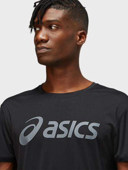 Футболка Asics Core Asics Top модель 2011C334-002 Чорний, сірий — фото 4 - INTERTOP