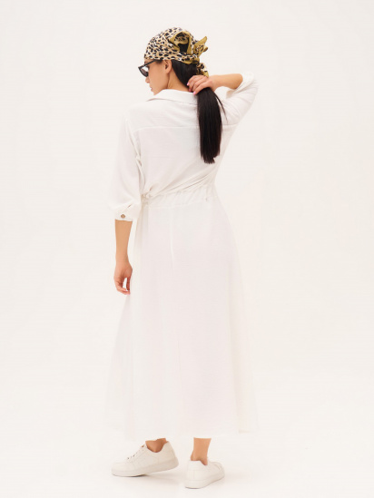 Сукня максі ISSA Plus модель SA-169_white — фото 5 - INTERTOP