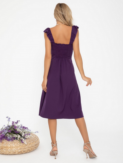 Платья ISSA Plus модель SA-273_violet — фото 3 - INTERTOP