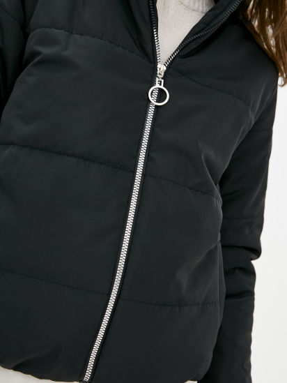 Демісезонна куртка ISSA Plus модель SA-308_black — фото 5 - INTERTOP