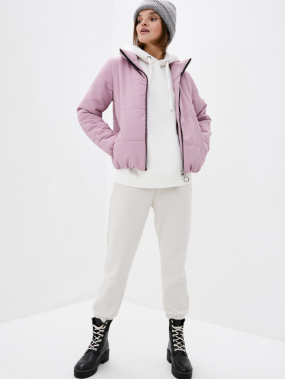 Демісезонна куртка ISSA Plus модель SA-308_pink — фото - INTERTOP