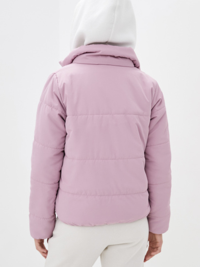 Демисезонная куртка ISSA Plus модель SA-308_pink — фото 3 - INTERTOP