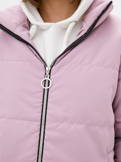Демісезонна куртка ISSA Plus модель SA-308_pink — фото 5 - INTERTOP