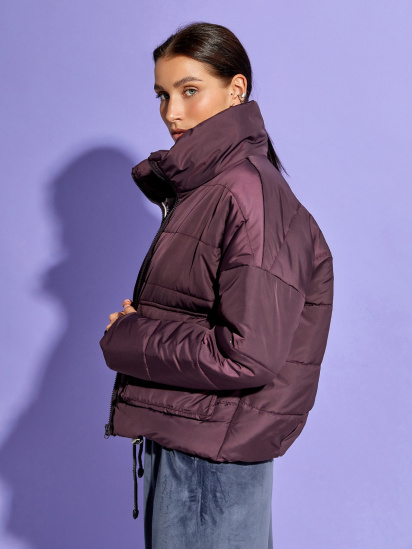 Демисезонная куртка ISSA Plus модель SA-309_purple — фото - INTERTOP