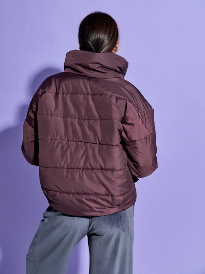 Демисезонная куртка ISSA Plus модель SA-309_purple — фото 3 - INTERTOP