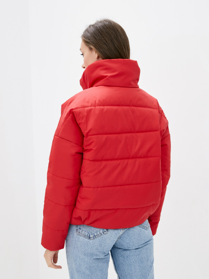 Демисезонная куртка ISSA Plus модель SA-309_red — фото 3 - INTERTOP