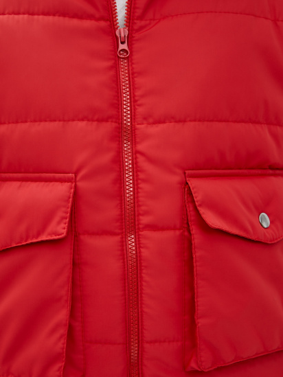 Демисезонная куртка ISSA Plus модель SA-309_red — фото 5 - INTERTOP