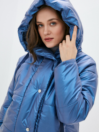 Демісезонна куртка ISSA Plus модель SA-310_blue — фото 5 - INTERTOP