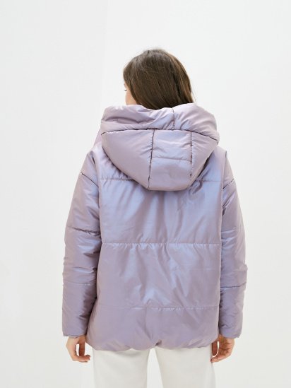 Демисезонная куртка ISSA Plus модель SA-310_lilac — фото 3 - INTERTOP