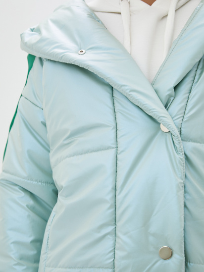 Демисезонная куртка ISSA Plus модель SA-310_mint — фото 5 - INTERTOP