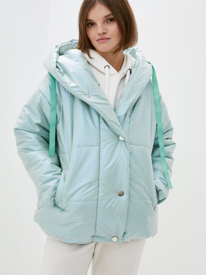 Демисезонная куртка ISSA Plus модель SA-310_mint — фото - INTERTOP