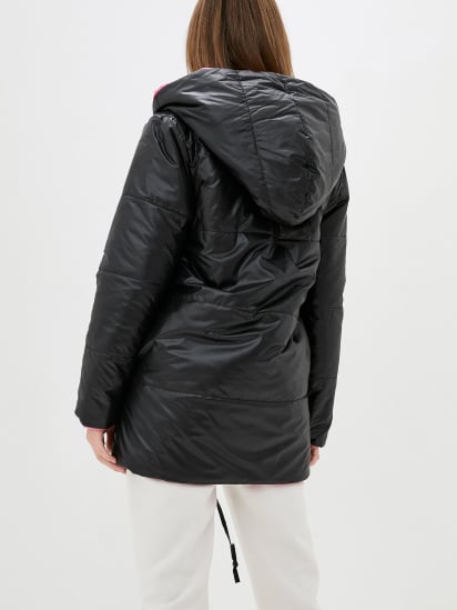 Зимова куртка ISSA Plus модель SA-31_blackraspberry — фото 4 - INTERTOP