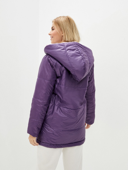 Зимняя куртка ISSA Plus модель SA-31_violetlilac — фото 4 - INTERTOP