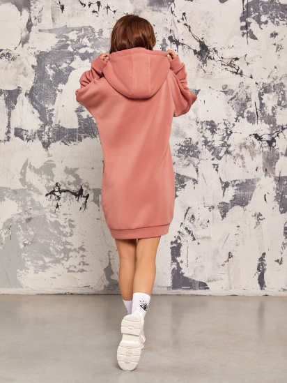 Платье мини ISSA Plus модель SA-344_pink — фото 3 - INTERTOP