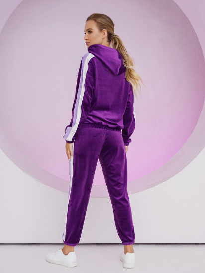 Спортивный костюм ISSA Plus модель SA-420_violet — фото 4 - INTERTOP