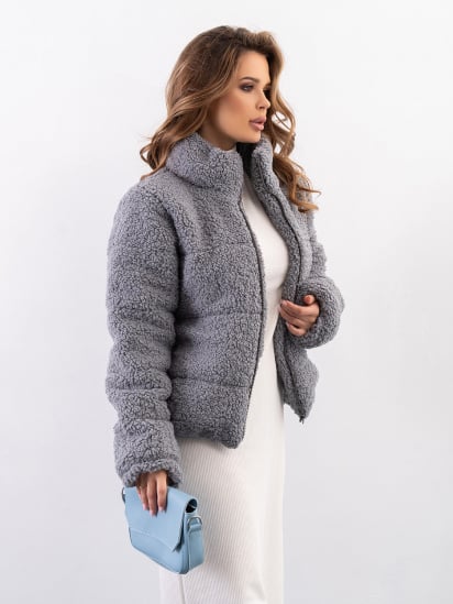 Зимова куртка ISSA Plus модель SA-485_серый — фото - INTERTOP