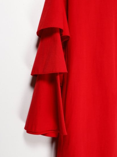 Сукня міні Sassofono модель A172-SC-243291 ЧЕРВОНИЙ — фото 3 - INTERTOP