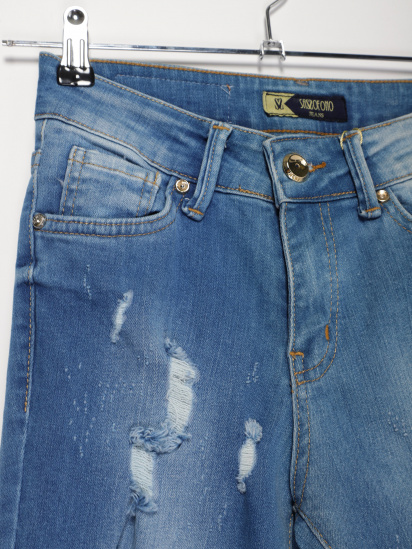 Зауженные джинсы Sassofono модель A182-SF-168011 Синій — фото - INTERTOP