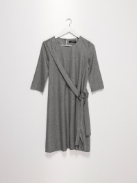 Серый - Платье мини Sassofono