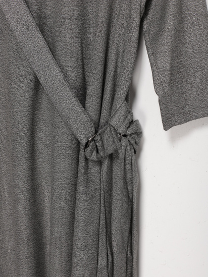 Платье мини Sassofono модель A201-SC-1543 Сірий — фото - INTERTOP