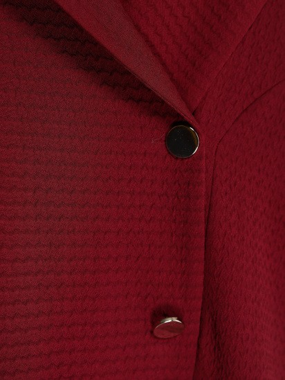 Сукня міді Sassofono модель A201-SC-17106 Бордовий — фото 3 - INTERTOP