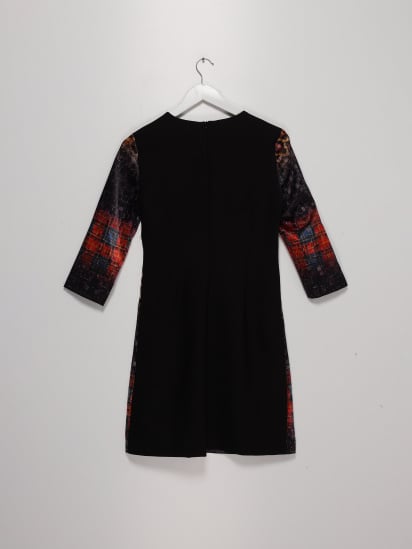 Платье мини Sassofono модель A201-SC-5913 ЧОРНИЙ — фото 3 - INTERTOP