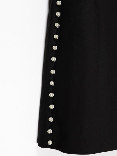 Сукня міні Sassofono модель A201-SC-8299 Чорний — фото 3 - INTERTOP