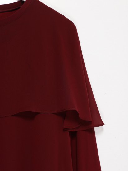 Сукня міні Sassofono модель A202-SC-BRL6130 БОРДОВИЙ — фото - INTERTOP