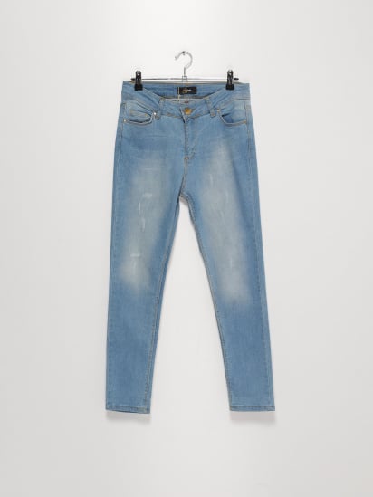 Зауженные джинсы Sassofono модель A192-SC-6176 Індиго — фото - INTERTOP