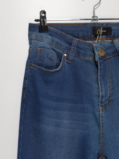 Зауженные джинсы Sassofono модель A192-SC-6225 Індиго — фото - INTERTOP